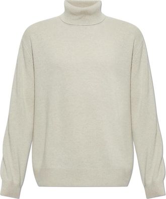 Lisa Yang Cashmere Turtleneck Faron - Heren - Cashmere truien - Beige - XL - Kasjmier - Truien & Vesten