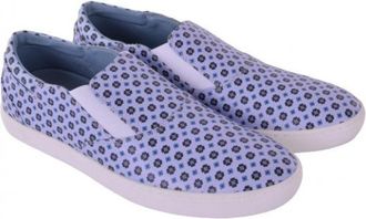 Dolce & Gabbana Mens Tie Print Blue Calf Leather London Sneakers Size 40