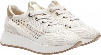 Softwaves Womens Alaina Raffia Sneakers In Ice