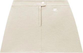 Courr&egrave;ges Short Skirts - Dames - Korte rokken - Grijs - S - Rokken