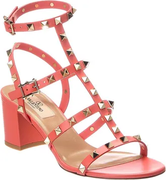 Valentino Dnu Pack Valentino Rockstud Caged 60 Leather Sandal