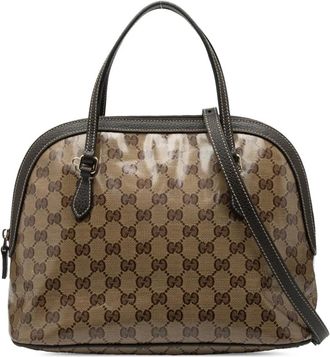 Gucci Borsa a tracolla GG Crystal Dome media 2016-2025 - Marrone