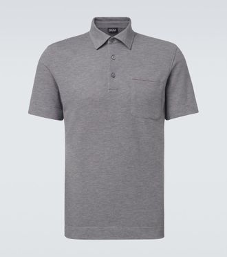 Ermenegildo Zegna Cotton piqu&eacute; polo shirt