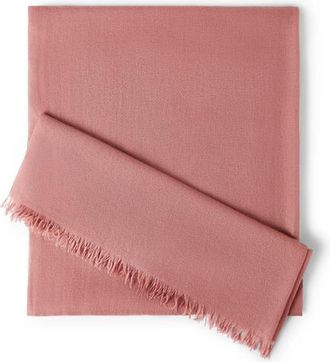 Brunello Cucinelli Cashmere and silk scarf in Pink at Nordstrom