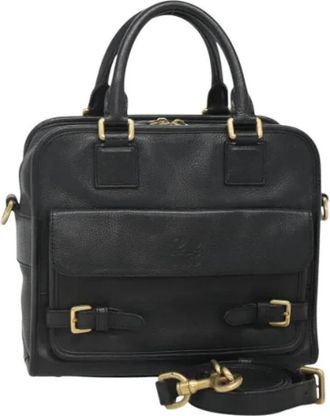 Loewe Tweedehands leren handtassen - Dames - Vintage Shopper - Zwart - ONE Size - Vintage