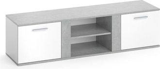 Vicco Mueble Bajo Para Tv Novelli, Hormig&oacute;n, 155 X 41 Cm