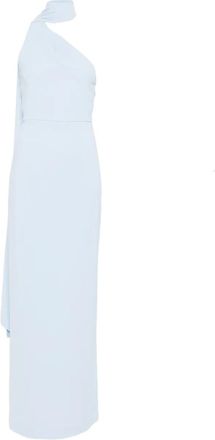 Solace London Abito monospalla con drappeggio - Blu