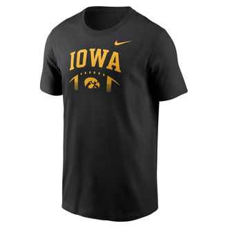 Nike Iowa Primetime Football Icon Nike Mens College T-Shirt in Black | N19900AIA-MDT
