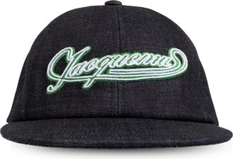 Jacquemus Geborduurde baseballpet met La Casquette-logo