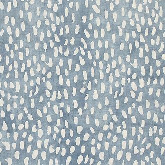 Ballard Designs Thandie Watercolor Printed Duvet Cover - Cornflower, Full/Queen - Ballard Designs