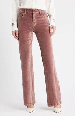 Kobi Halperin Ruby Flare Leg Pants in Dark Mauve at Nordstrom, Size 14