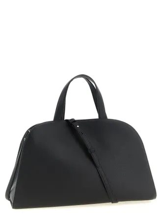 Tory Burch Hammered Leather Shoulder Bag - Black