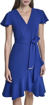 DKNY Dkny Faux Wrap Dress