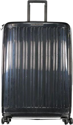 Piquadro Large Suitcases, male, Black, Size: ONE SIZE Policarbonato Large Trolley