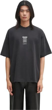 VETEMENTS Bats Logo Regular T-Shirt - Heren - T-shirts - Zwart - L - Katoen - Tops