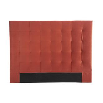Miliboo Cabecero En Terciopelo Terracota 160 Cm Halciona