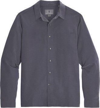 Royal Robbins Desert Pucker Shirt in Asphalt at Nordstrom, Size Small