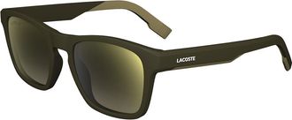 Lacoste L6018S 201 Mens Sunglasses Brown Size 53