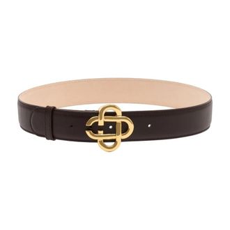 Casablanca Klassieke Riem - Dames - Riemen - Bruin - 80 CM - Leer - Accessoires