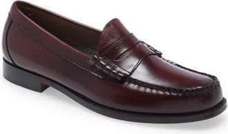 G.H. Bass & Co. Weejuns Larson Leather Penny Loafer in Burgundy at Nordstrom, Size 7
