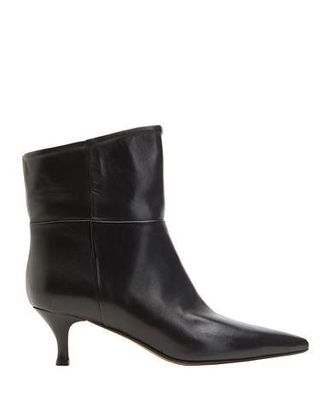 8 by YOOX LEATHER POINTY-TOE ANKLE BOOT