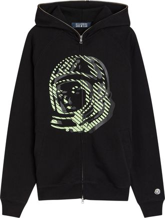 Billionaire Boys Club Printed Hooded Cotton Sweatshirt - Black - XL