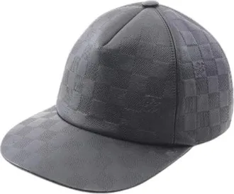 Louis Vuitton Pre-owned Accessories, female, Black, Size: ONE SIZE Pre-owned Leather Hat