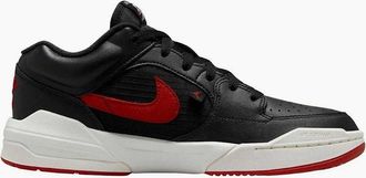 Nike Womens Nike Womens/Ladies Jordan Stadium 90 Swoosh Leather Trainers - Black - Size: 7.5