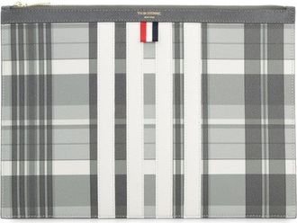 Thom Browne Grainy Leather Pouch