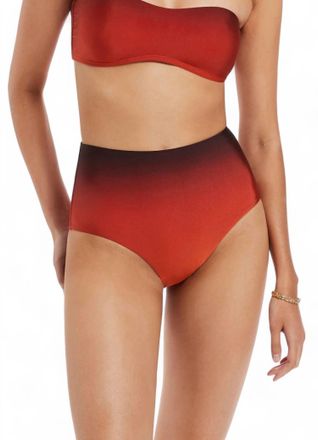 JETS Oia Sunset High Waist Hipster Bottom Pant In Burnt Orange
