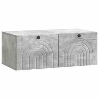 vidaXL Mueble Para Tv De Pared Gris Hormig&oacute;n 78,5 X 41 X 30 Cm Vidaxl