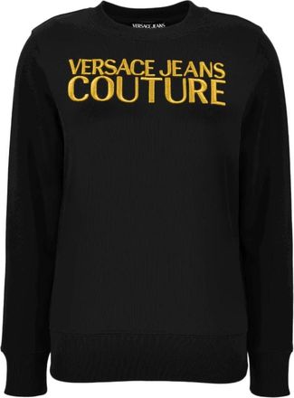 Versace Jeans Couture Truien - Dames - Sweatshirts - Zwart - 2XS - Hoodies & sweatvesten