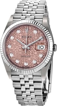 Rolex Datejust 36 Diamond Pink Jubilee Dial Ladies Watch 126234PJDJ
