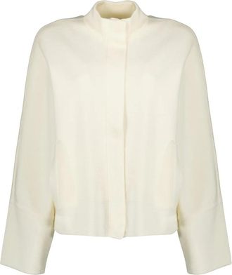 Max Mara Gebreid jasje - Dames - Zomerjassen - Wit - M - Jassen