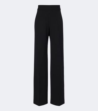 Carolina Herrera Wool-blend wide-leg pants