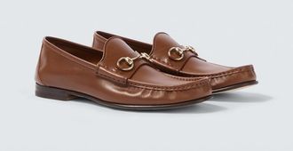 Gucci Gucci Lugano Horsebit leather loafers