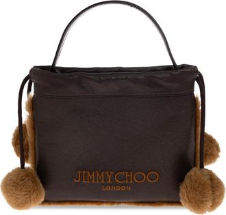 Jimmy Choo London Bolso de mano con cord&oacute;n - Bags - Mujer - Marr&oacute;n - ONE SIZE