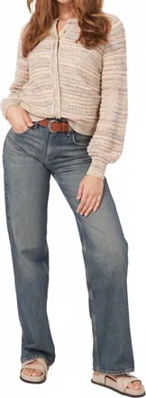 Repeat Pearl Button Short Cardigan In Multi
