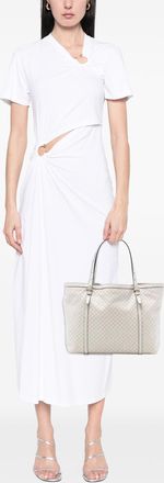 Gucci Pre-owned Womens Microguccissima Nice Tote - Light Grey Leather - One Size