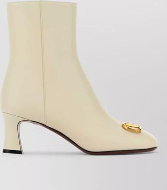 Valentino Garavani leather vlogo signature ankle boots
