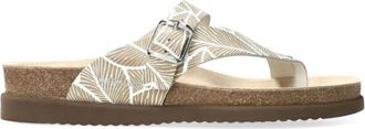Mephisto Bruine dameslide sandaal - Dames - Slippers - Veelkleurig - 35 EU - Schoenen