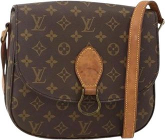Louis Vuitton Pre-owned Cross Body Bags, female, Brown, Size: ONE SIZE Pre-owned Vintage Monogram Shoulder Bag