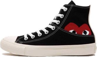 Converse x COMME des GARCONS Chuck 70 Hi Half Logo Black Red 1CL877