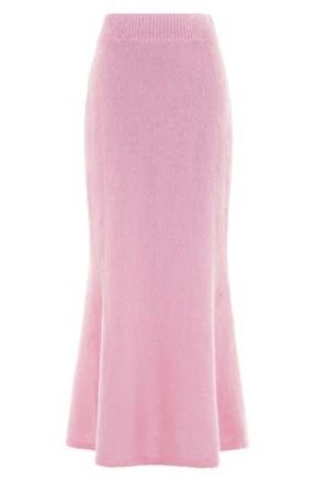 Aligne Fit & Flare Maxi Sweater Skirt in Pink at Nordstrom Rack, Size 10