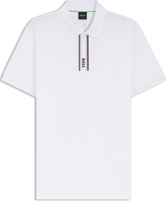 HUGO BOSS Mens Polo Top in White - Size 6XL