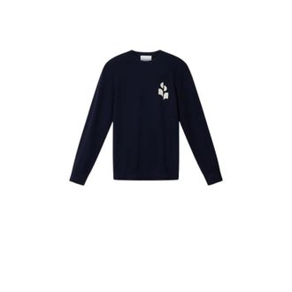Isabel Marant Antea Pullover - Heren - Truien - Blauw - Maat: XL Katoen