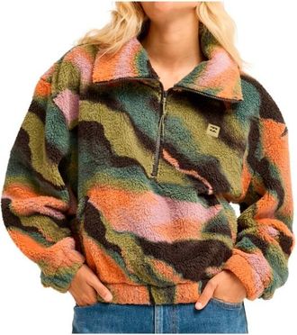 Billabong Barra Half Zip Fleecepullover f&uuml;r Damen | bunt