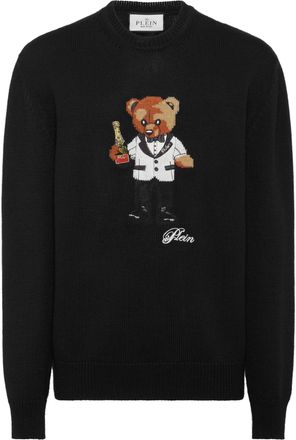Philipp Plein Trui Ronde Hals Ls Teddy