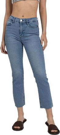 Frame Denim Le High Straight Raw After Jean In Yorba