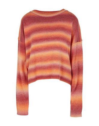 8 by YOOX KNIT CREW-NECK OVERSIZED CROP SWEATER